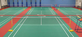 Badminton courts