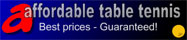 Affordable Table Tennis Superstore